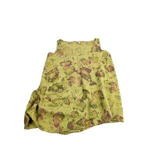 Click by Color‎ Me Cotton Large Abstract Sleeveless Cotton Blouse